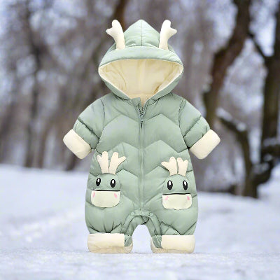 Barboteuse-Cornicerf -verte-capuchon