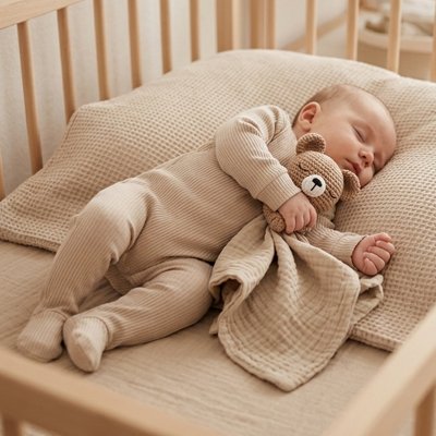 Doudou bébé garçon sieste