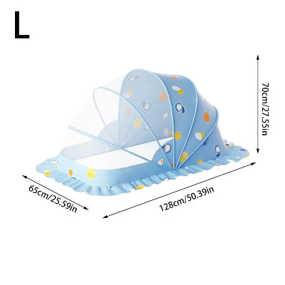 Moustiquaire lit bébé | planète bleu - Création Bébé-Maman