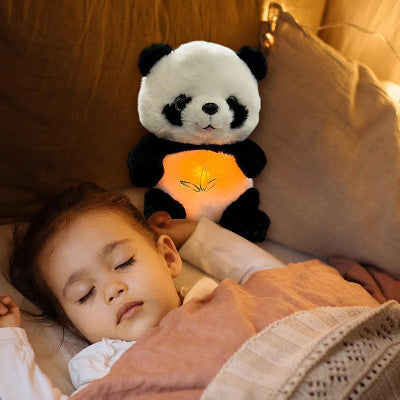 Peluche qui respire endormie l'enfant