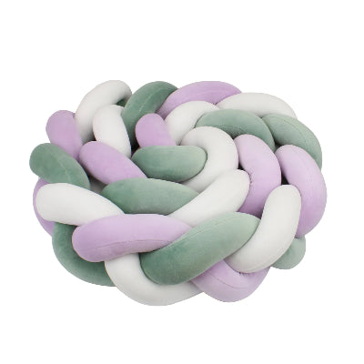 Tour de lit tressé | Violet - Création Bébé-Maman
