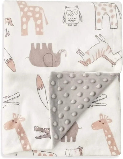 Couverture- Bebe- Garçon-girafe