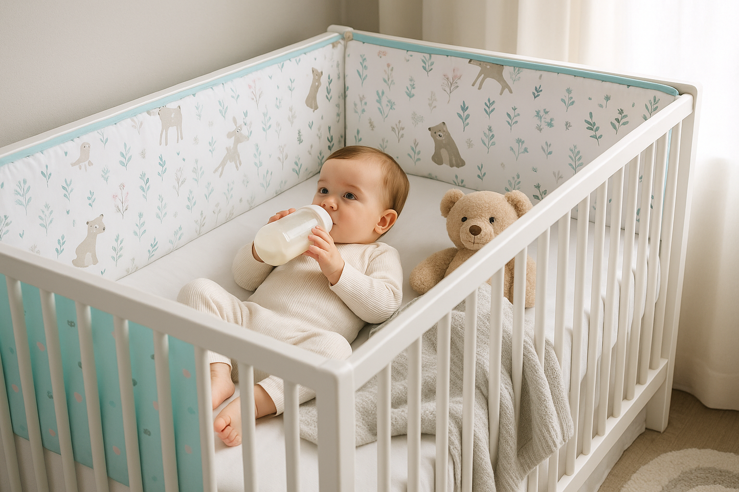 Tour de lit pour bebe | Doux Protection