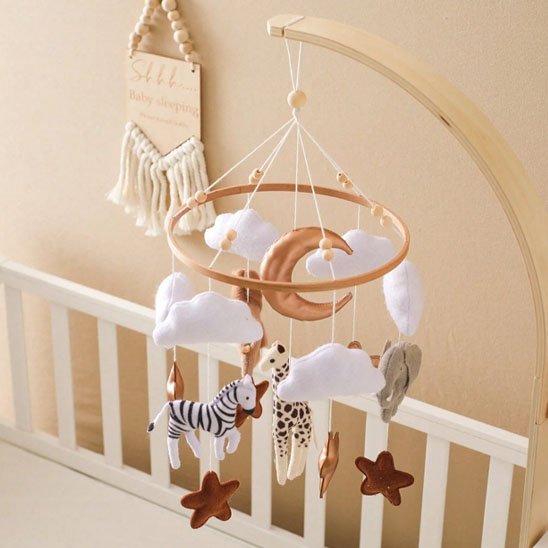 Mobile bebe -en peluche