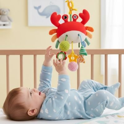 mobile pour bébé attrape crabe