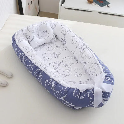 reducteur de lit 6-12 mois éléphant bleu