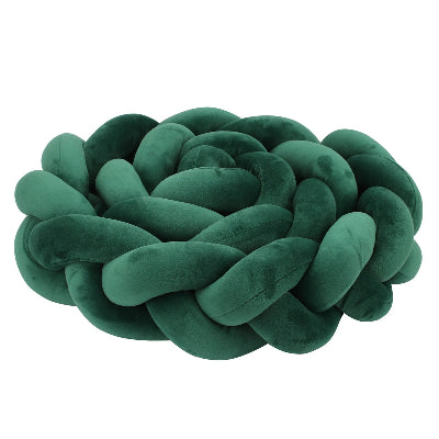 Tour- de- lit -Tresse - Vert- forêt -