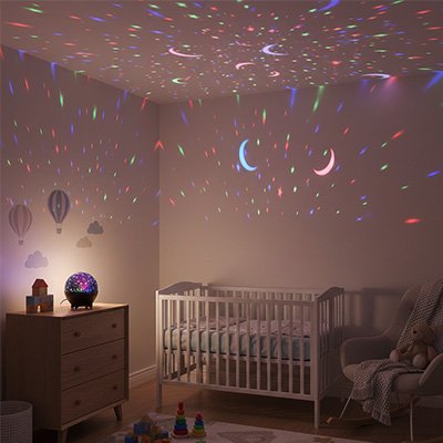 Veilleuse bébé projection plafond partout