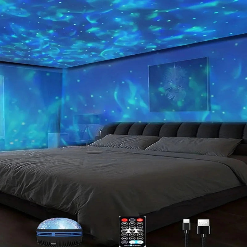veilleuse projection ciel etoile chambre adulte