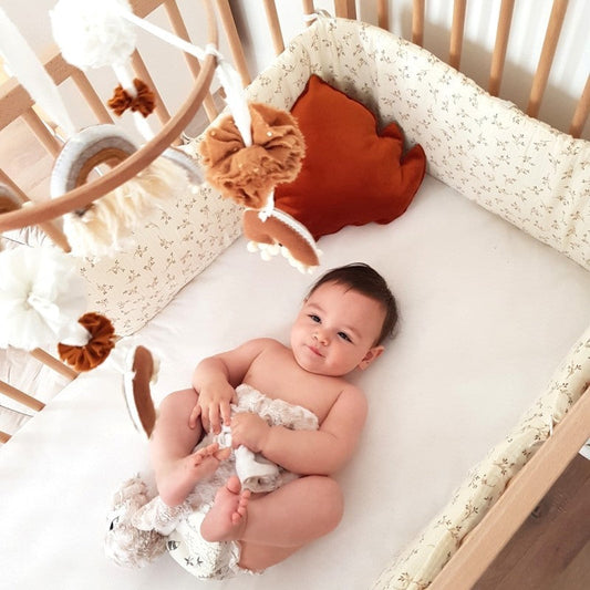 Comment fabriquer un tour de lit pour bébé - Création Bébé-Maman