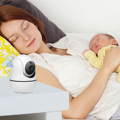 Babyphone Camera bébé dort sur maman