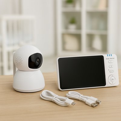 Babyphone vient avec écran et 2 câbles USB