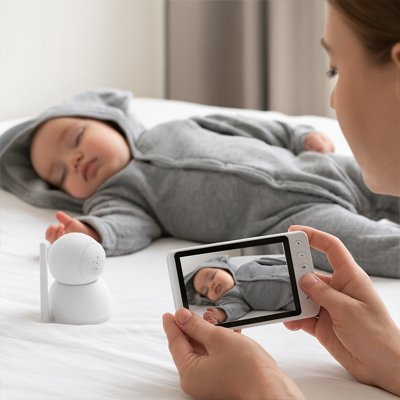Babyphone 360° Maman suit tout mouvement de bébé