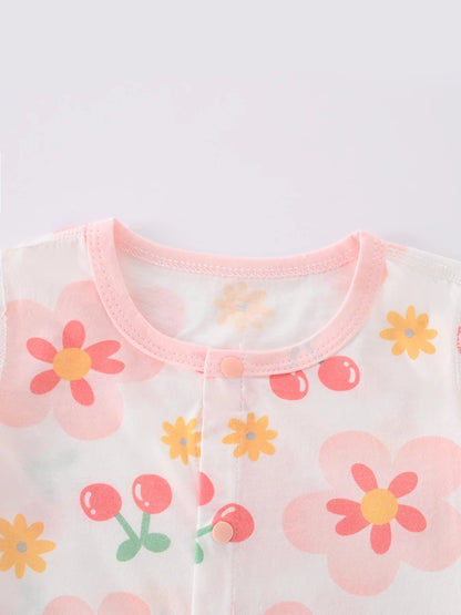 Barboteuse bébé fille collet