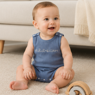 Barboteuse-bébé-au-salon-souriant