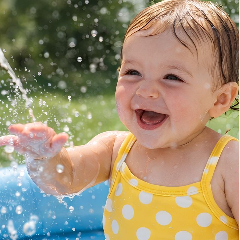 Barboteuse canicule bebe piscine