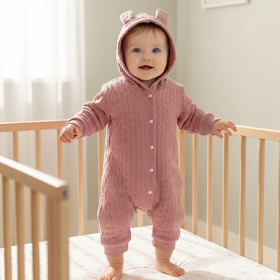 Barboteuse-hiver-rose-bébé-fille