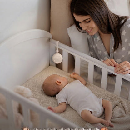 Bébé se calme avec veilleuse bruit blanc bébé