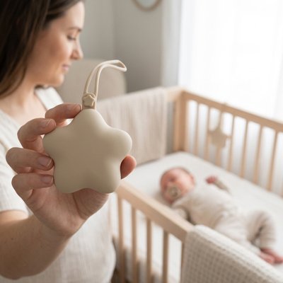 Boite a tetine bébé dort