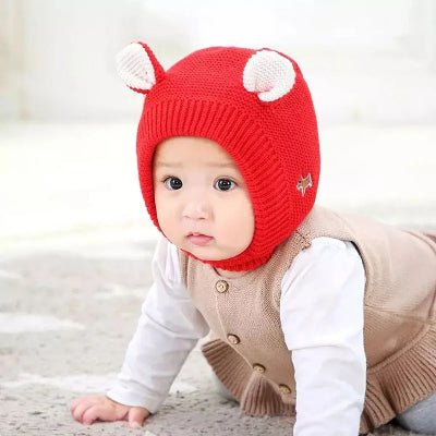 Bonnet-BEBE-chaud-rouge