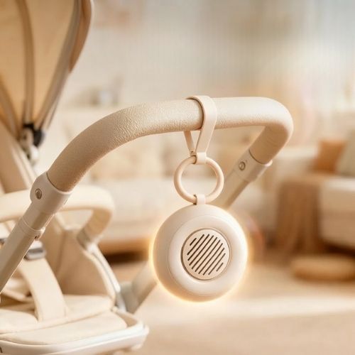 Bruit blanc bébé et poussette