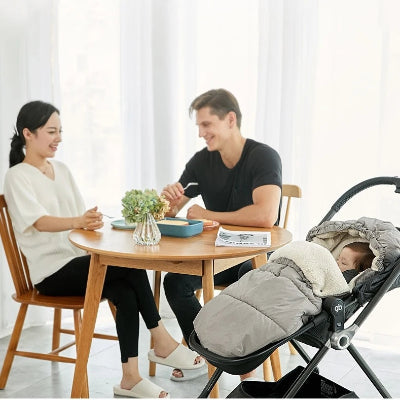 Chancelière-poussette-famille