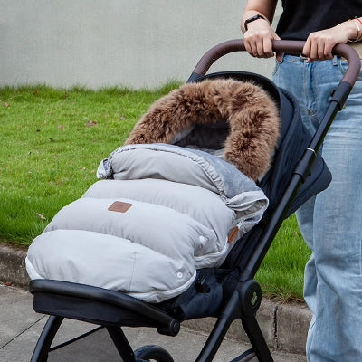 Chancelière-bebe-hivernale-silver-poussette