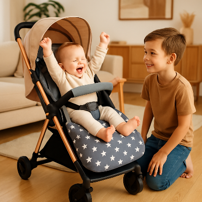 Chanceliere-poussette-4saisons-grise