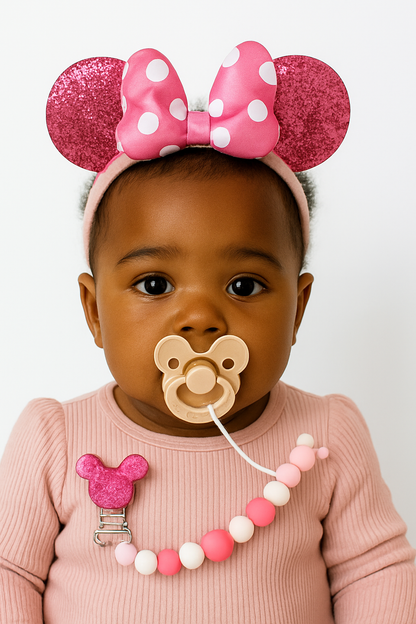 Attache tétine | Tête de  Mickey