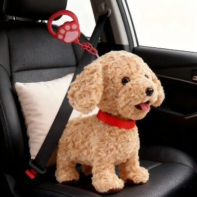 Chiot-robot-en-peluche-caniche-en-auto