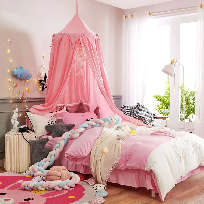 Ciel de lit enfant Rêverie rose foncé