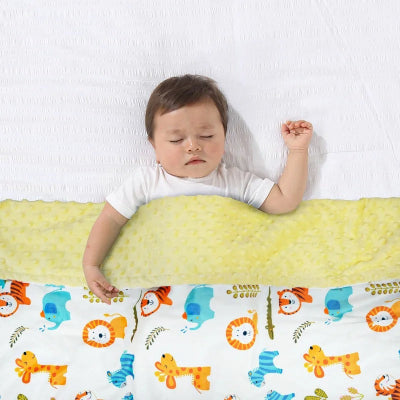 Couverture- Bebe- Garçon-jungle-bébé