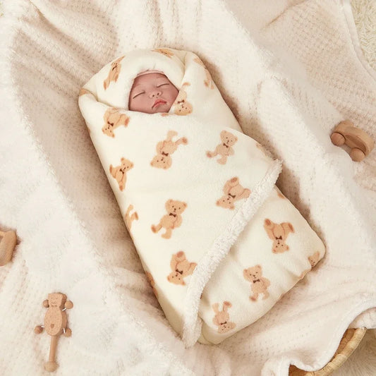 Couverture-bébé-ourson-beige