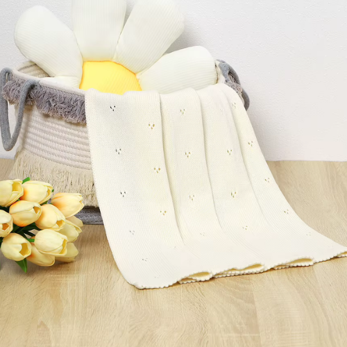 Couverture tricot pour bebe | Tricot Coton