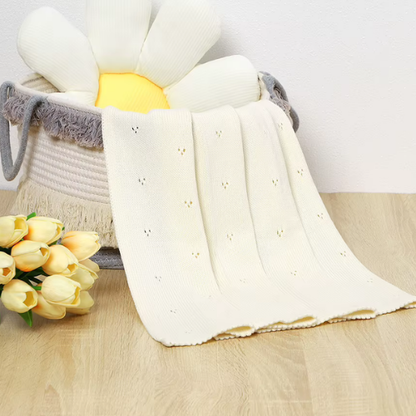 Couverture tricot pour bebe | Tricot Coton