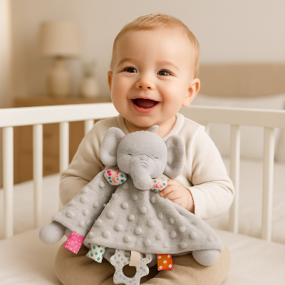 Doudou-BEBE-elephant-amusant