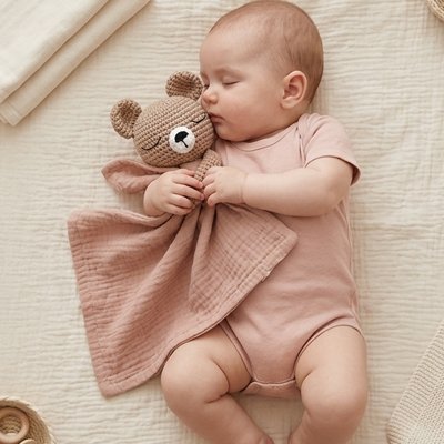 Doudou bébé garçon calme