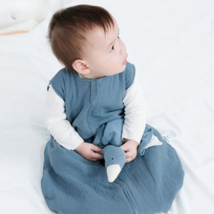 Gigoteuse bébé garçon avec bébé et son oie