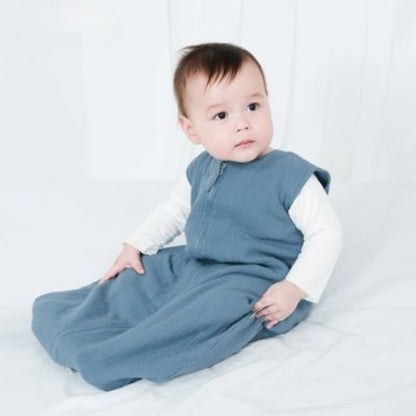Gigoteuse bébé garçon bleu avec bébé