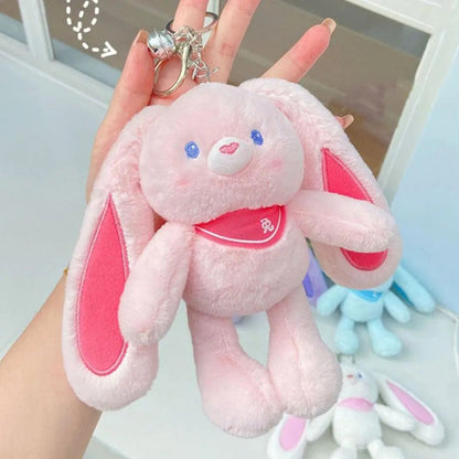 Lapins-peluche-anti-stress-anneau
