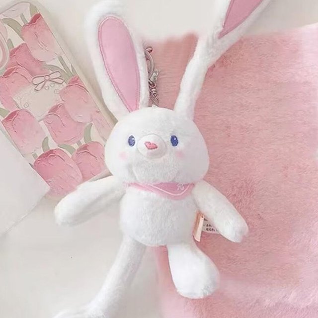 Lapins-peluche-longue-jambes