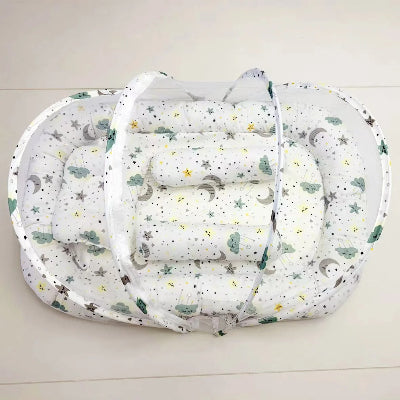 Lit-moustiquaire-bebe-lune-étoilé