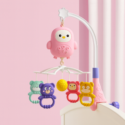 Mobile-musical-BEBE-rose