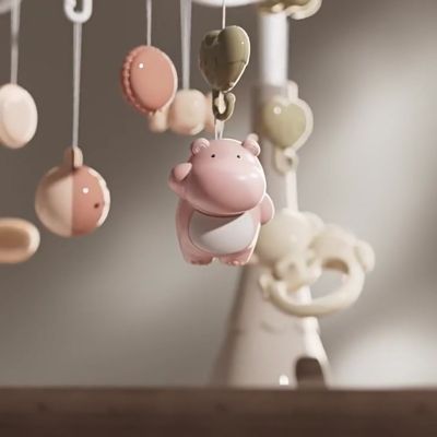 Mobile-musical-bébé-animaux