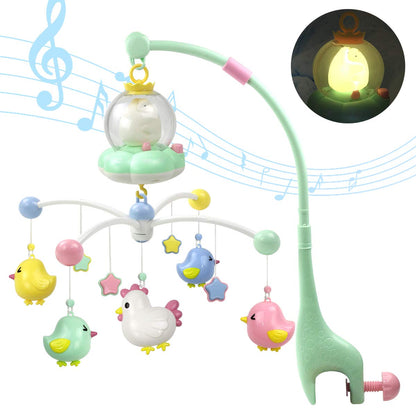 Mobile musical pour bebe support vert