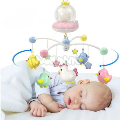 Mobile musicale pour bebe tourne 360°