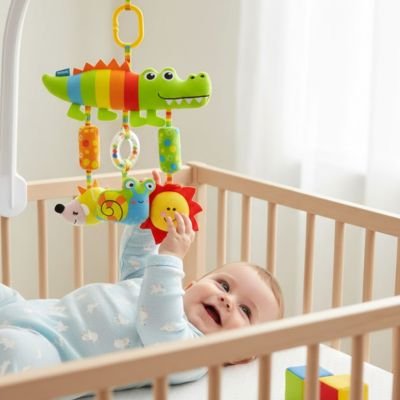 Mobile pour bébé qui attrape le soleil