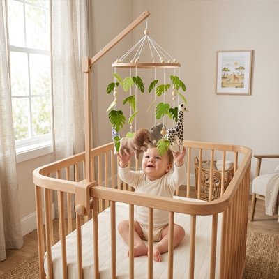 Mobile pour bébé développement-tactile