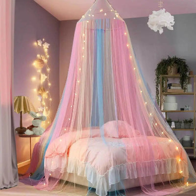 Moustiquaire- lit - Arc-en-ciel-enfant