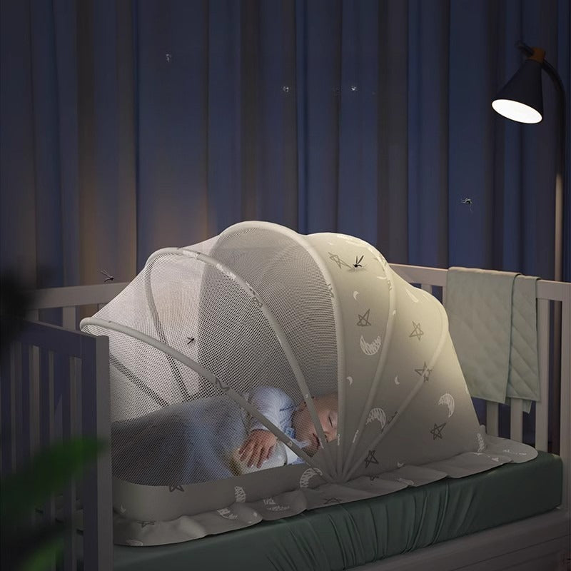 Moustiquaire pour cododo dans berceau avec bebe nuit